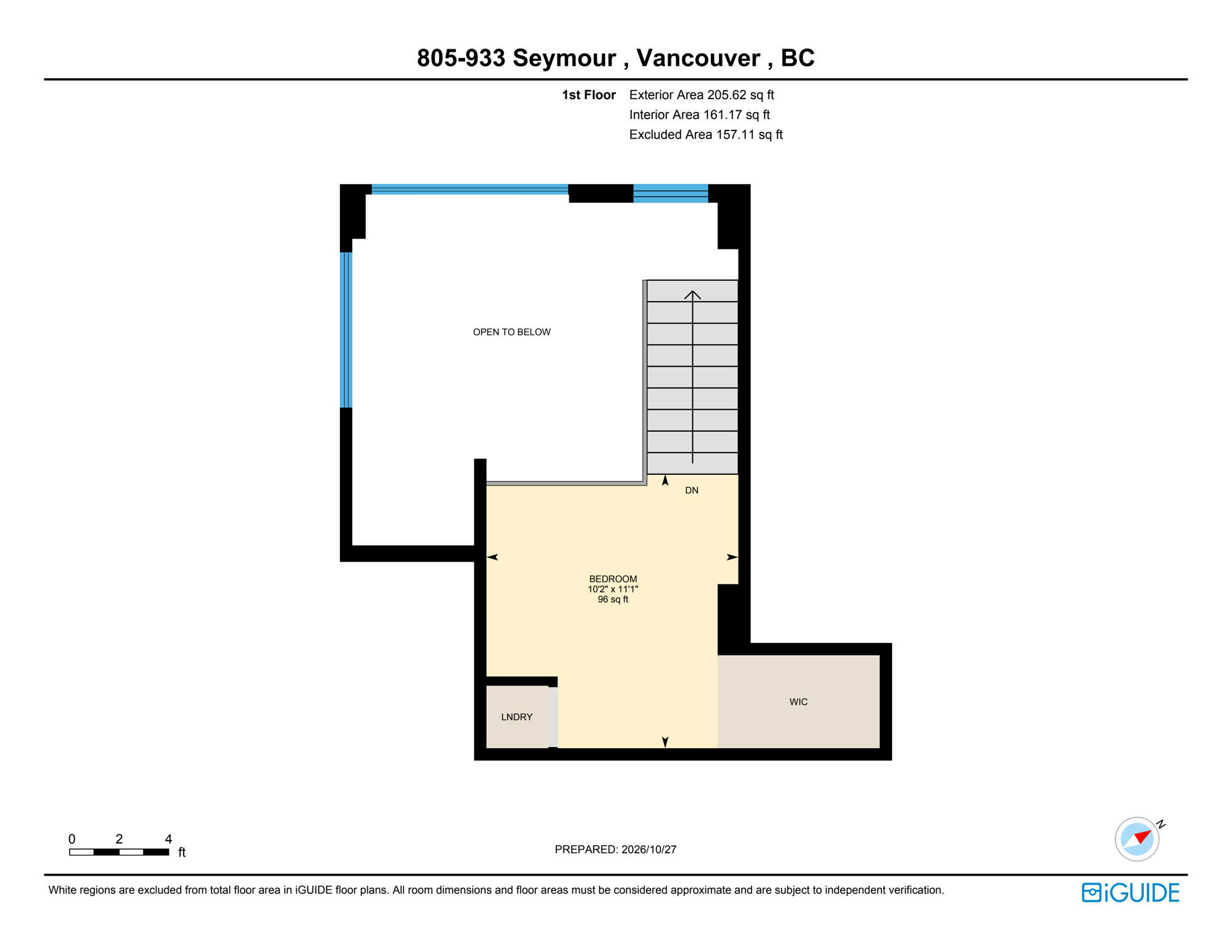 Upper floor loft floor plan